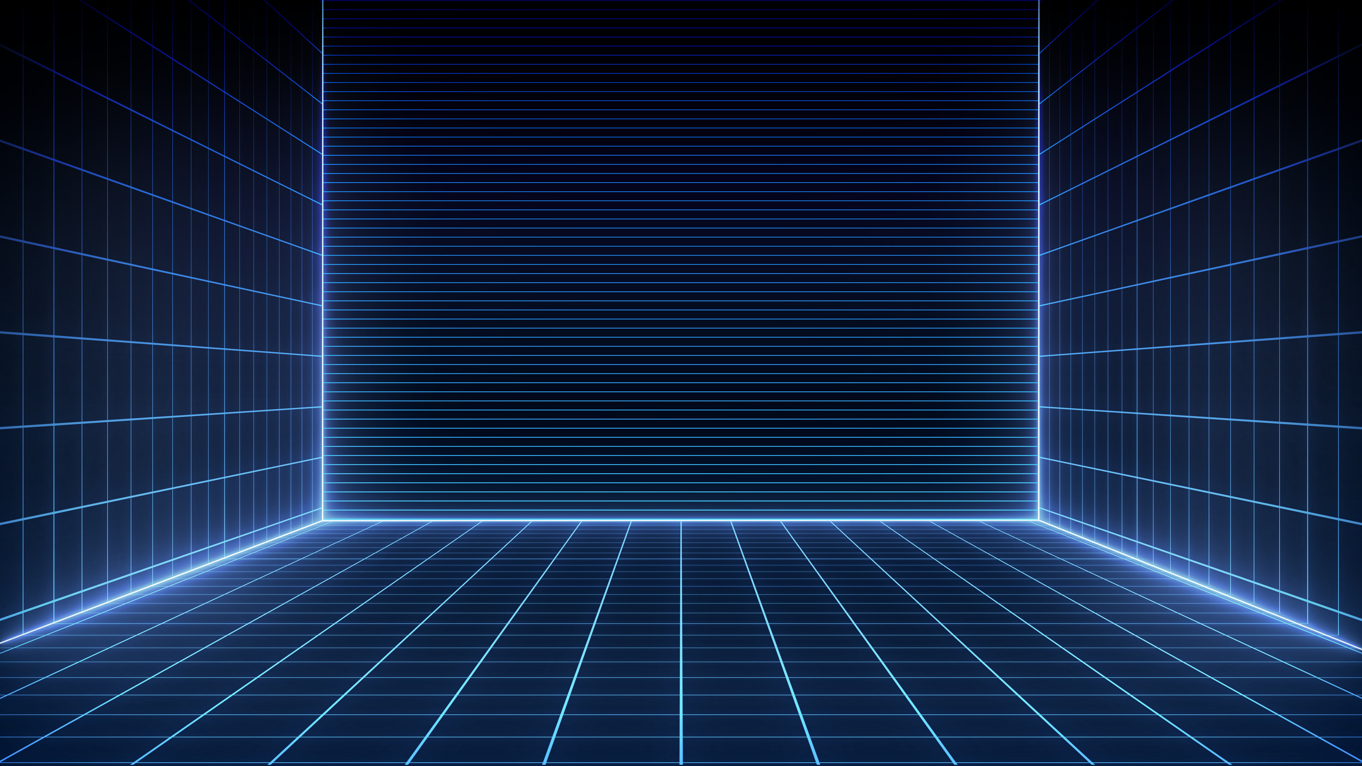 Futuristic Background with Grid